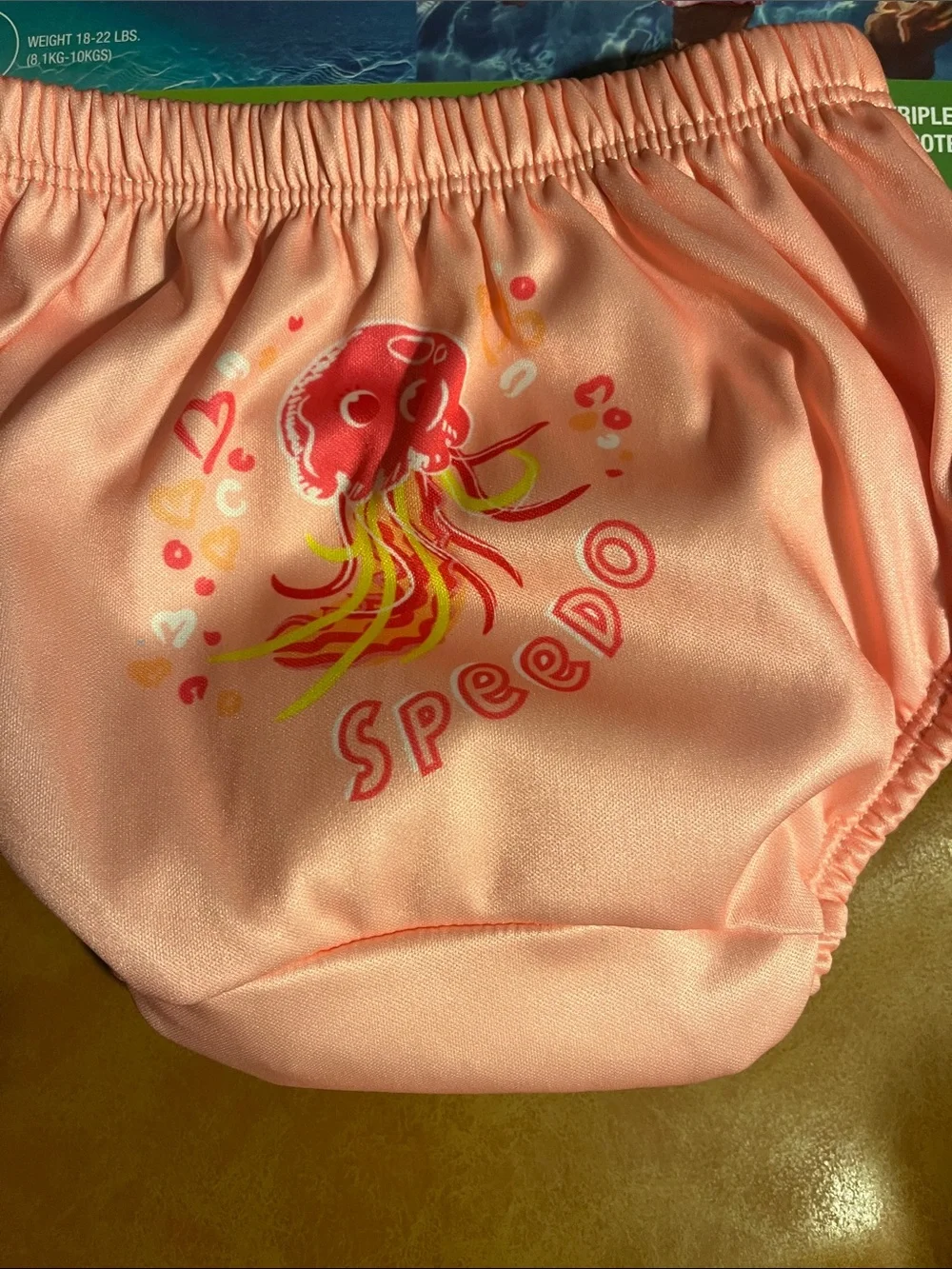 Brand new with tags pink reusable swim diaper